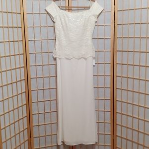 Ivory formal dress